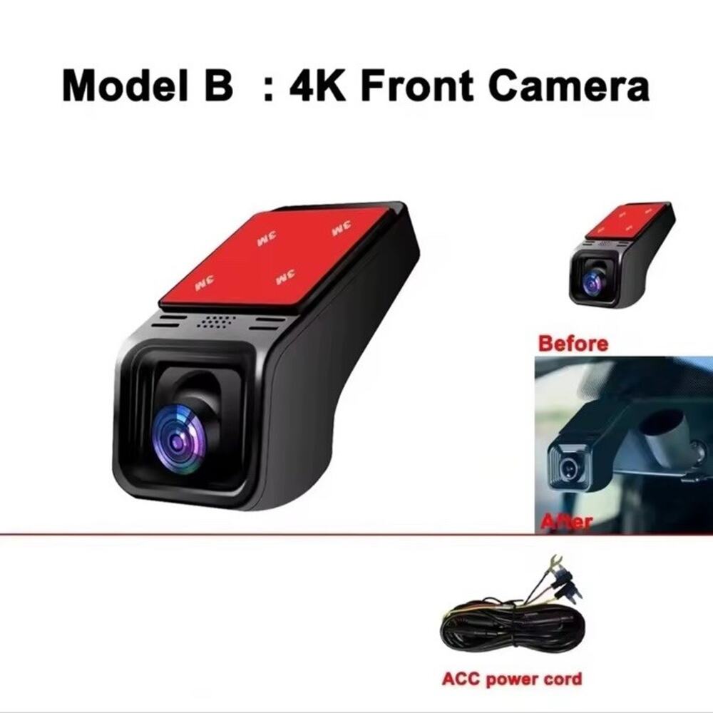 4K WiFi Dash Cam 2160P Car DVR Camera Parking Monitor App Control